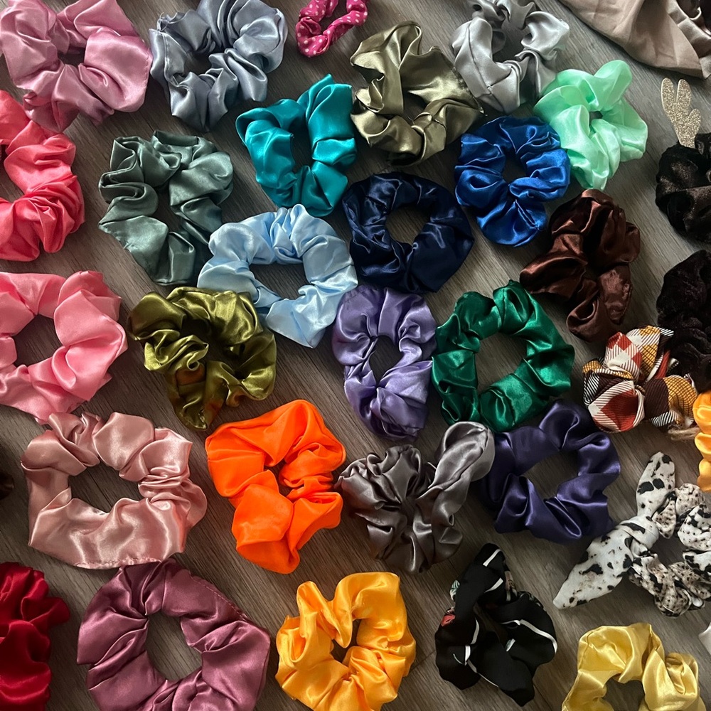 Colorful Hair Scrunchies Collection - Picture 6 of 6